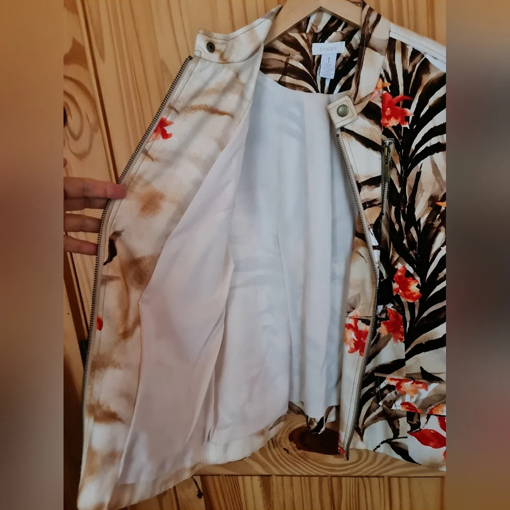 Floral Women's Jacket - Picture 3 of 7